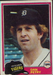 1981 Topps Baseball Cards      059      Dan Petry